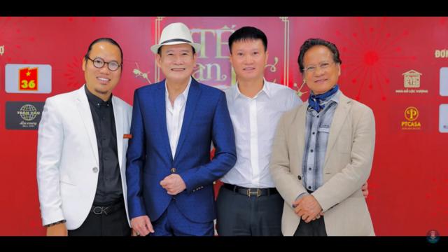 Hình ảnh Chế Linh, Tuấn Vũ cùng nhà sản xuất Nguyễn Công Vượng vẫn còn nguyên trong một clip quảng cáo cho Tết Vạn Lộc 2023 trên YouTube
