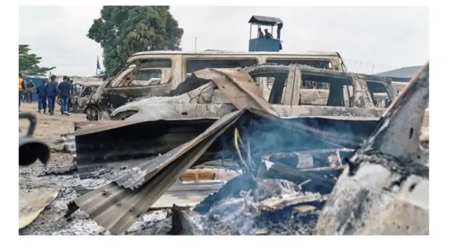 Moja ya magereza nchini Kongo lililoteketezwa na wafungwa waliotoroka wakiwemo wafungwa wa kisiasa