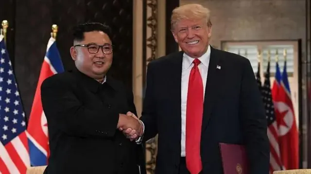 Trump na Kim