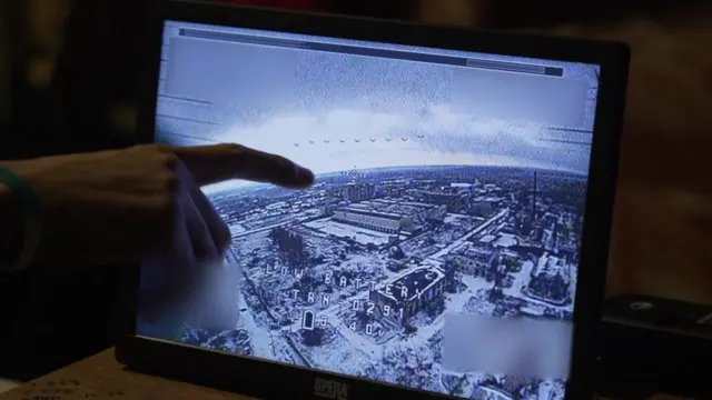 드론 카메라 화면