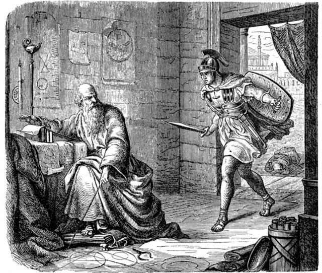 "La última hora de Arquímedes"