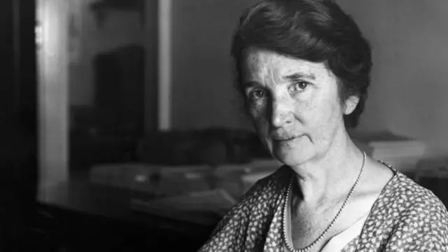 Margaret Sanger em foto preto e branco