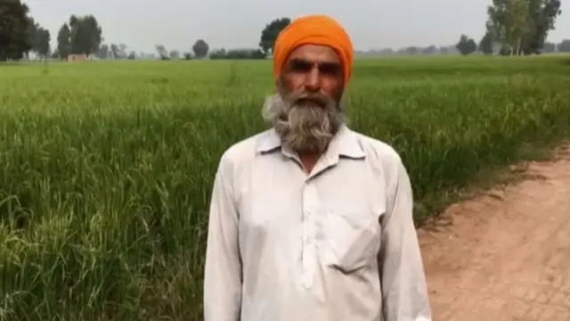 Farmer Salvinder Singh from Punjab