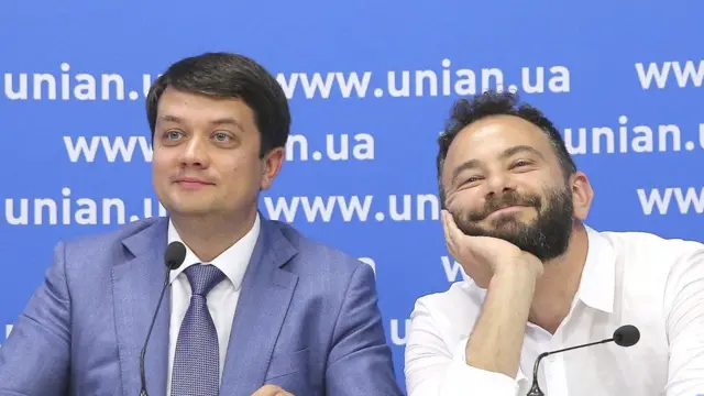 Дмитрий Разумков и Александр Дубинский