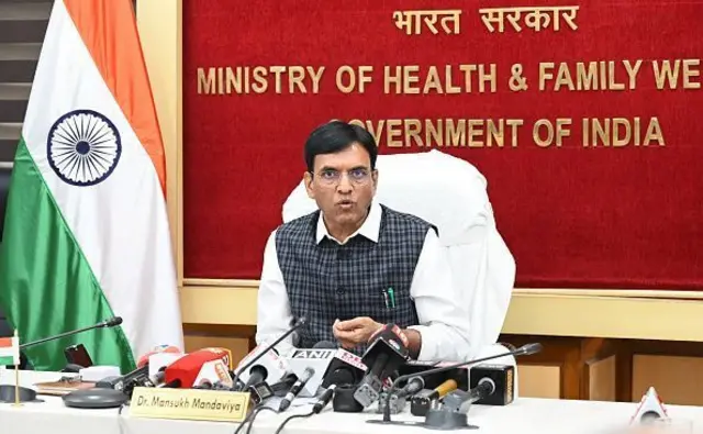 కేంద్ర ఆరోగ్య మంత్రి మాన్సుక్ మాండవీయ