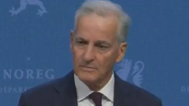 Foto of Jonas Gahr Store for Oslo dis morning