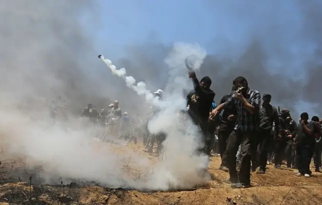 معترضان فلسطینی