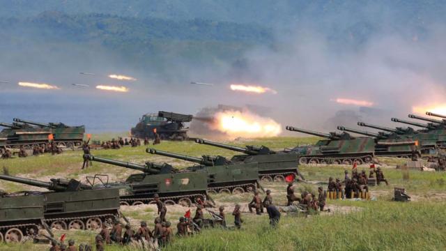 Exercícios militares norte-coreanos