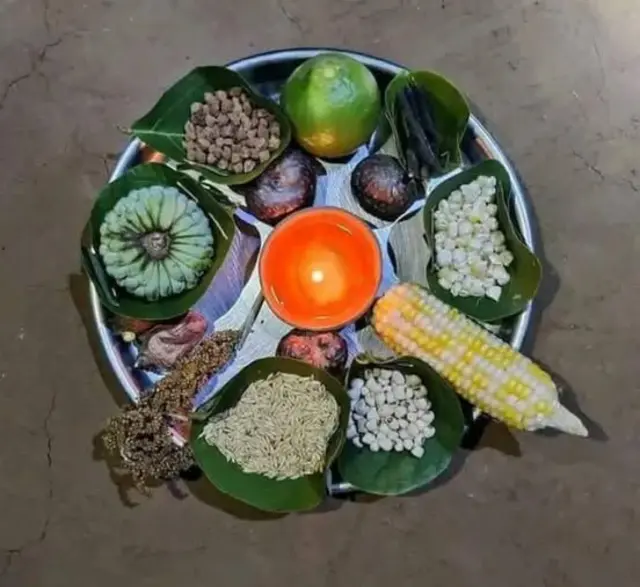 लक्ष्मीपूजनाच्या दिवशी पाड्यातील हिरव्यादेव, वाघदेव, कनसरीमाता अशा निसर्गातील देवतांची पूजा करतो.