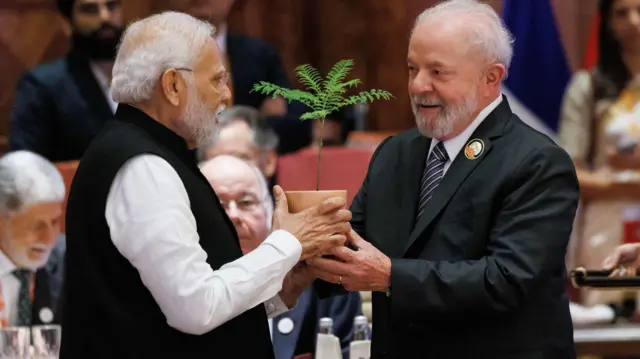 رهبران برزیل و هند