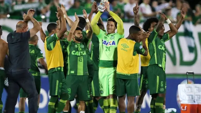 Jogadores da Chapecoense