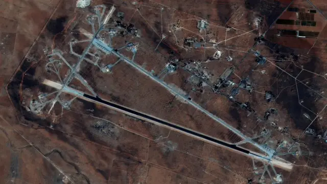 Авиабаза Шайрат в апреле 2017 года