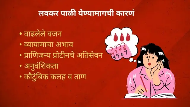 पाळी येण्यामागची कारणं 