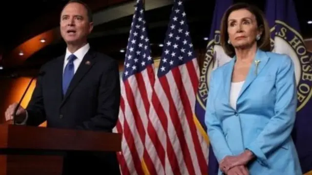 नॅन्सी पलोसी आणि अॅडम शिफ