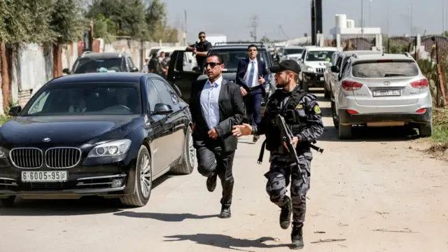 کاروان نخست وزیر فلسطینیها