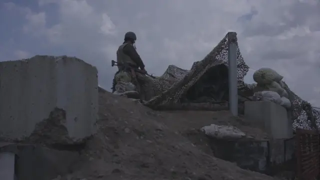 Солдаты на востоке Украины