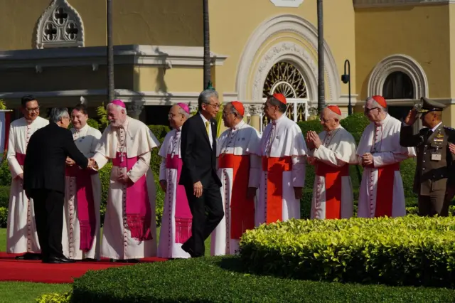 โป๊ปฟรานซิส ที่ทำเนียบ