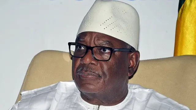 Le président malien Ibrahim Boubacar Keïta, lors du sommet de l'OMVS en 2015 (illustration).