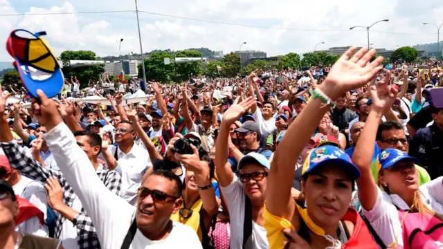 Демонстрация оппозиции в Каракасе