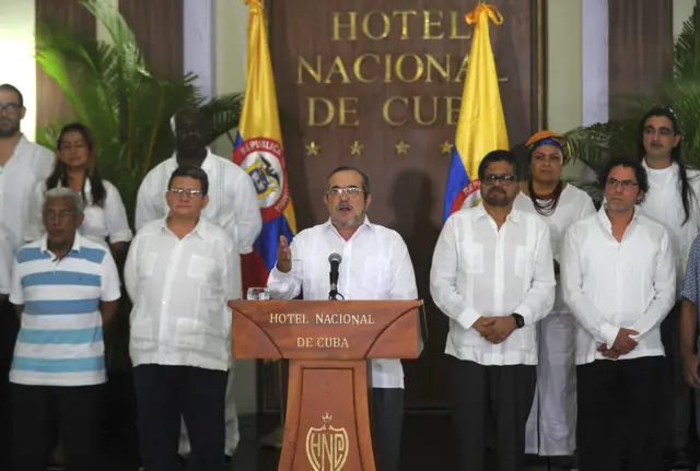 La dirigencia de las FARC.
