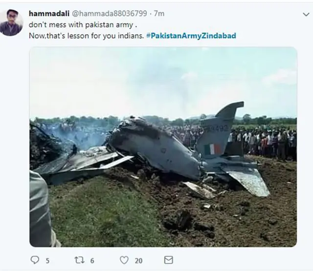 பாகிஸ்தான் ஊடகங்களில் பகிரப்படும் புகைப்படங்கள்