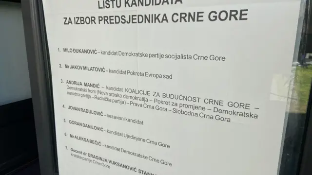 Crna Gora, izbori