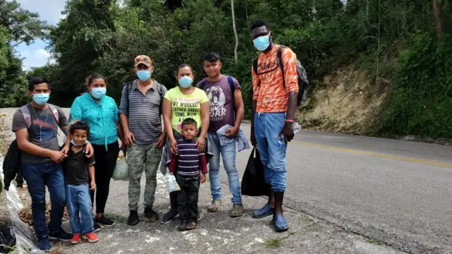 Jacqueline y su familia