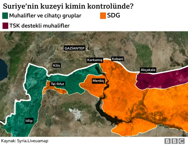 suriye kontrol haritası