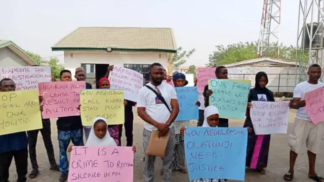 Aworan lati ibi iwọde awọn mọlẹbi