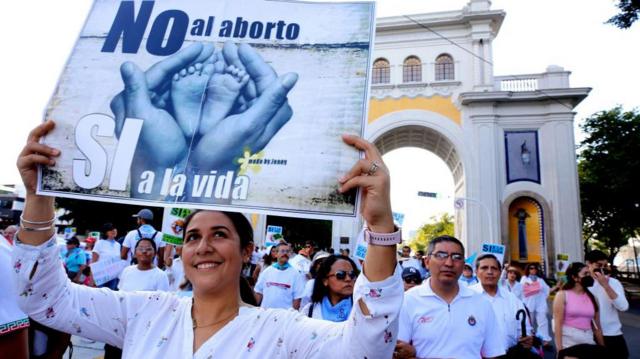 Protesta en contra del aborto en CDMX