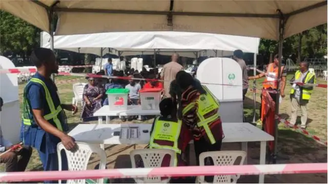 Polling unit for Nigeria election