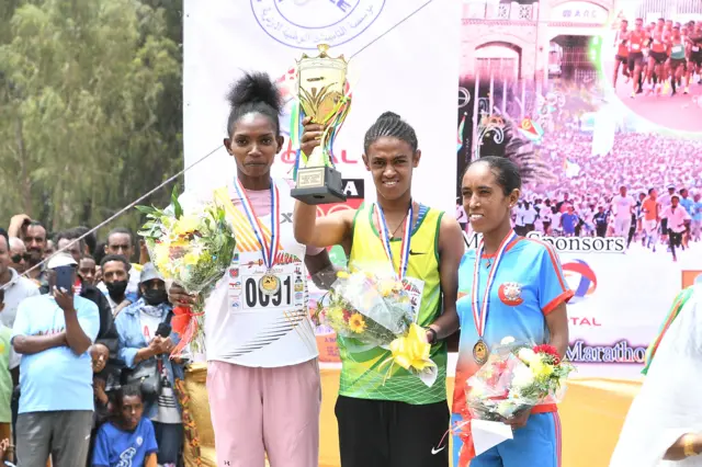 ካብ ቀዳመይቲ ክሳብ ሳልሰይቲ ዝወጽኣ ኣትሌታት