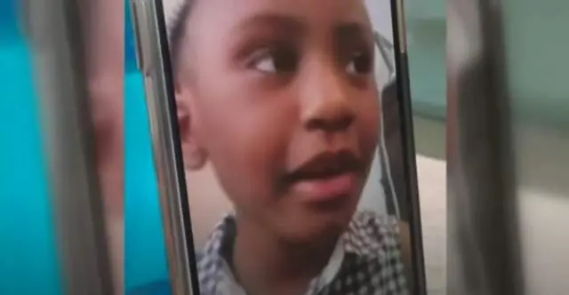 Gianna Floyd speak through video for court