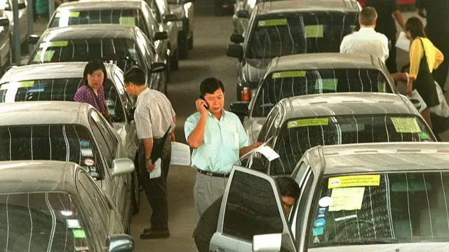 รถยนต์จำนวน 7,000 คันถูกนำมาขายทอดตลาด