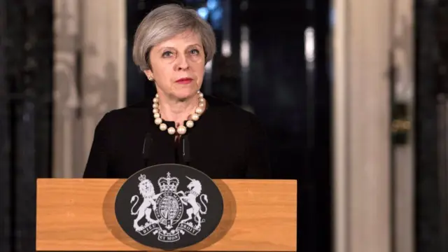 Theresa May, primera ministra británica.