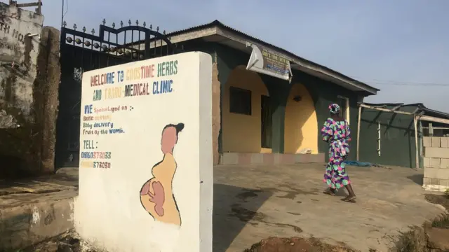 Mama Stella's traditional birthing centre in Epe, Nigeria