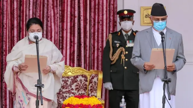 केपी शर्मा ओली और बिद्या देवी भंडारी