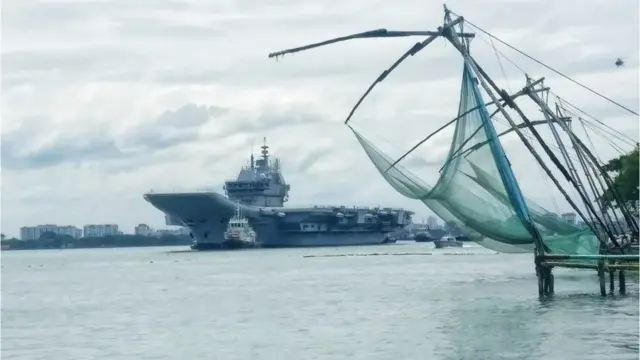 દરિયામાં ટ્રાયલ દરમિયાન વિક્રાંત