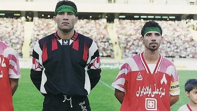 مجتبی محرمی (راست) و احمدرضا عابدزاده