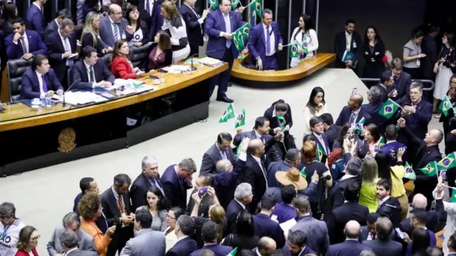 Câmara dos Deputados aprovou o texto base da reforma da previdência