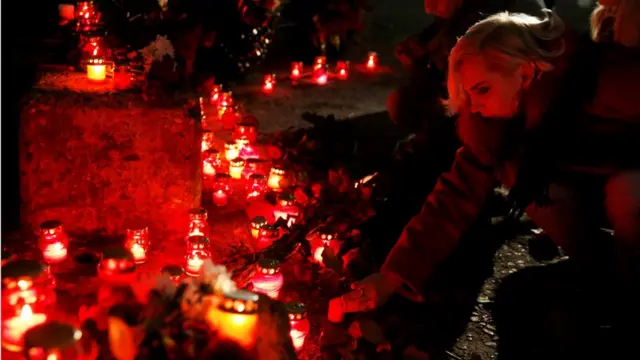 свечи и цветы