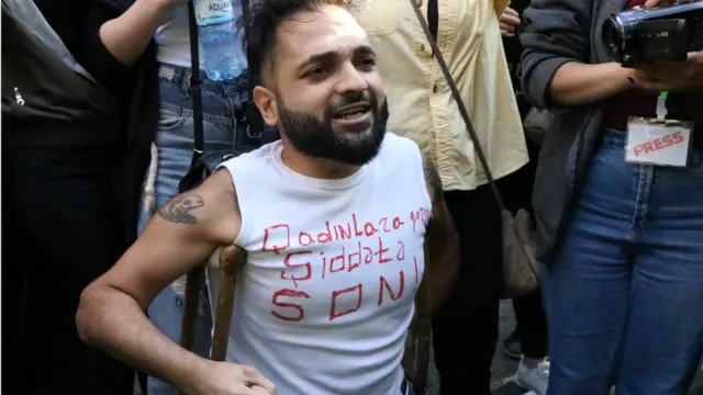 "Qadına şiddətə yox" yürüşü