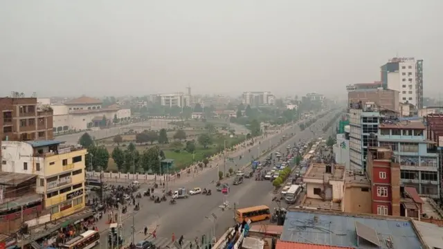 नयाँ बानेश्वर काठमाण्डूबाट खिचिएको फाइल तस्बिर