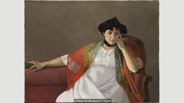 加布里埃尔·瓦洛顿（Gabrielle Vallotton）, 1905, 费利克斯·瓦洛顿。