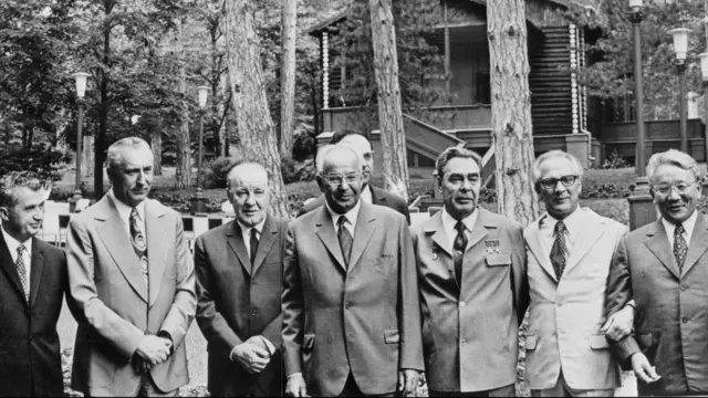 Brezhnev và lãnh đạo khối Hiệp ước Warsaw