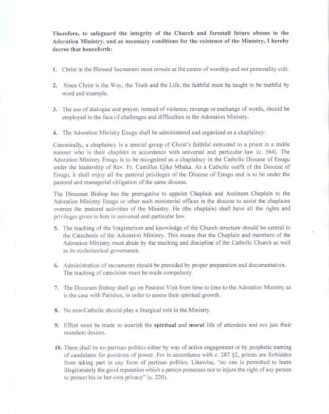 Akwụkwọozi Bishop Calitus Onaga