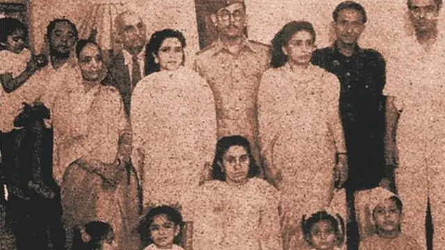 کرنل احسان قادر اپنے گھر والوں کے ساتھ