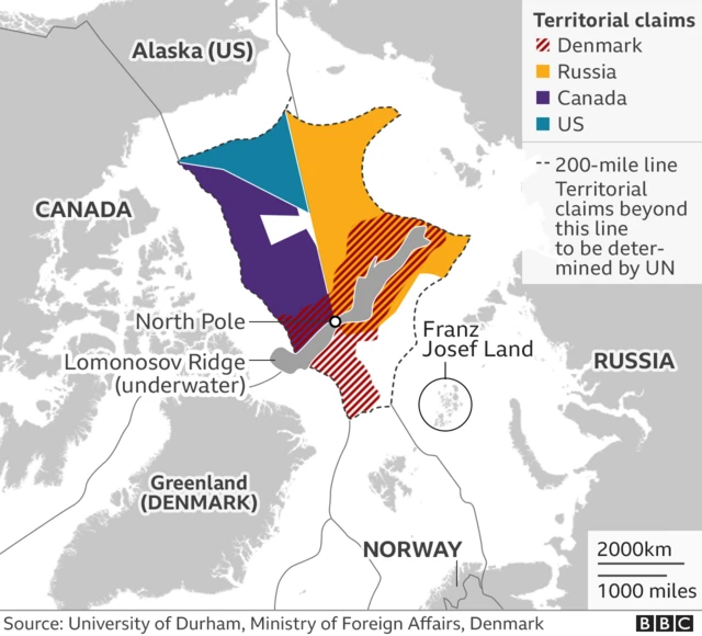 Map of Arctic