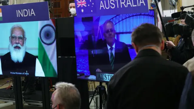 क्वॉड नेताओं की बैठक