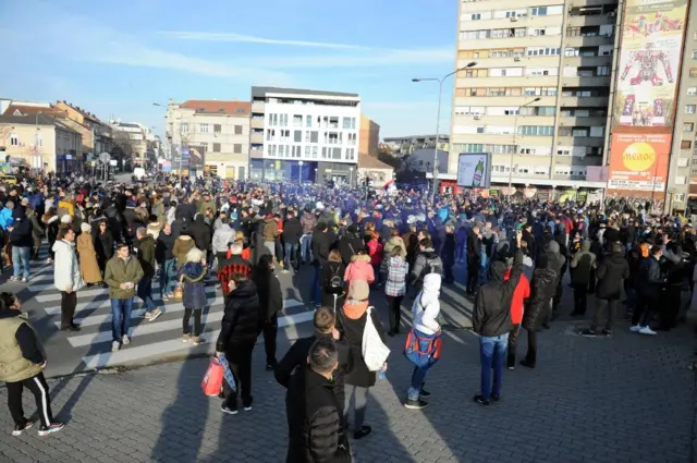 Blokada centra Kragujevca